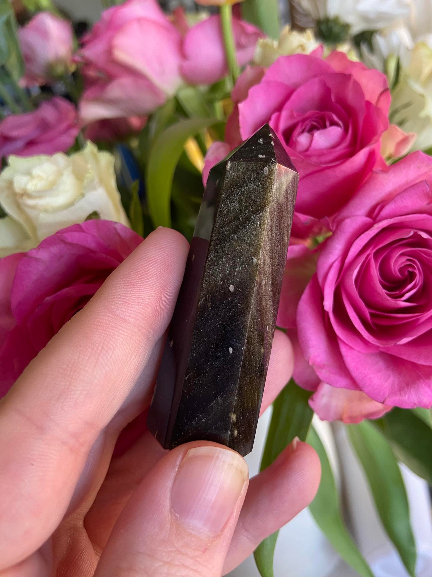 Golden Sheen Obsidian Tower