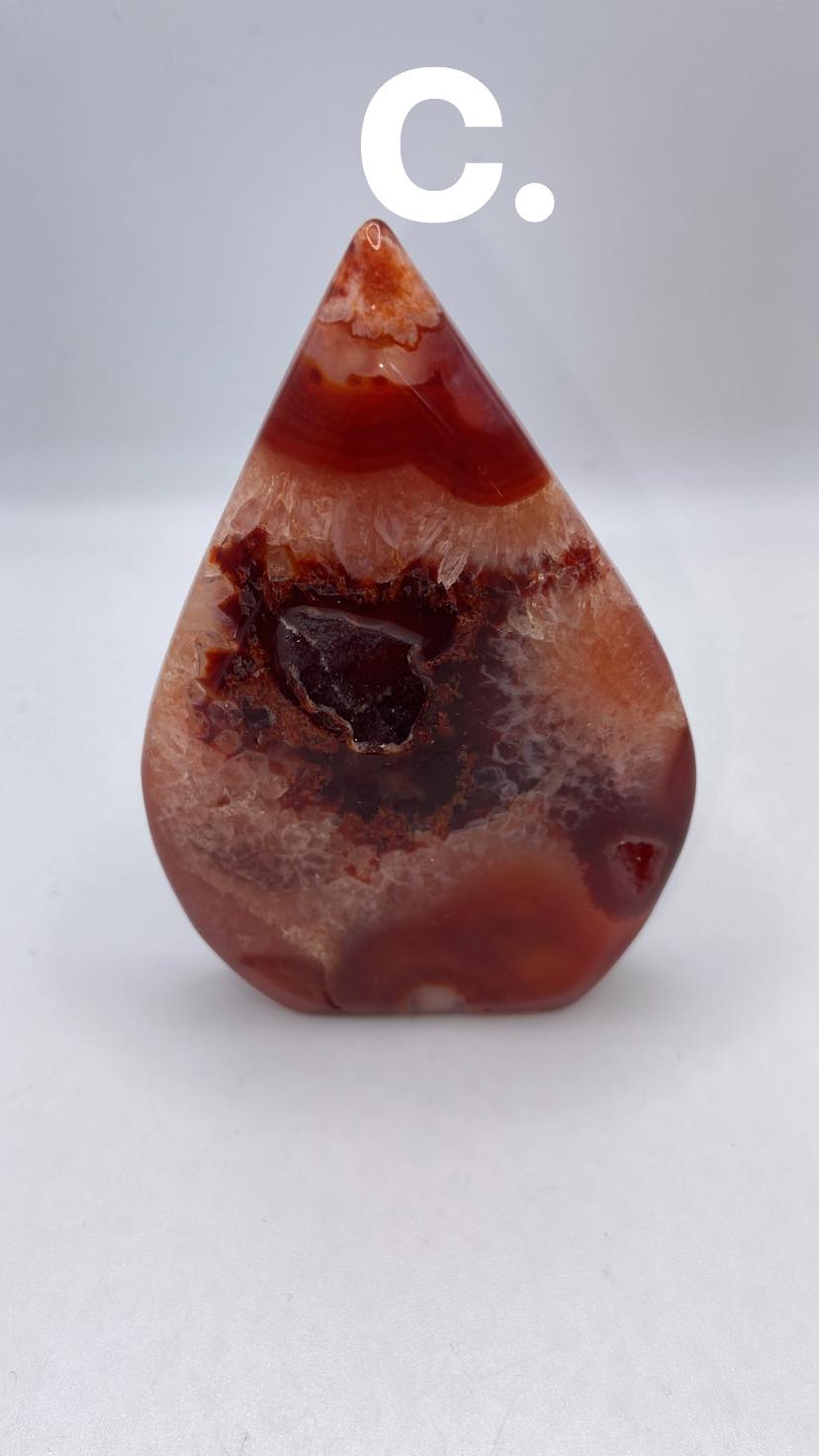 Carnelian Teardrop Freeform
