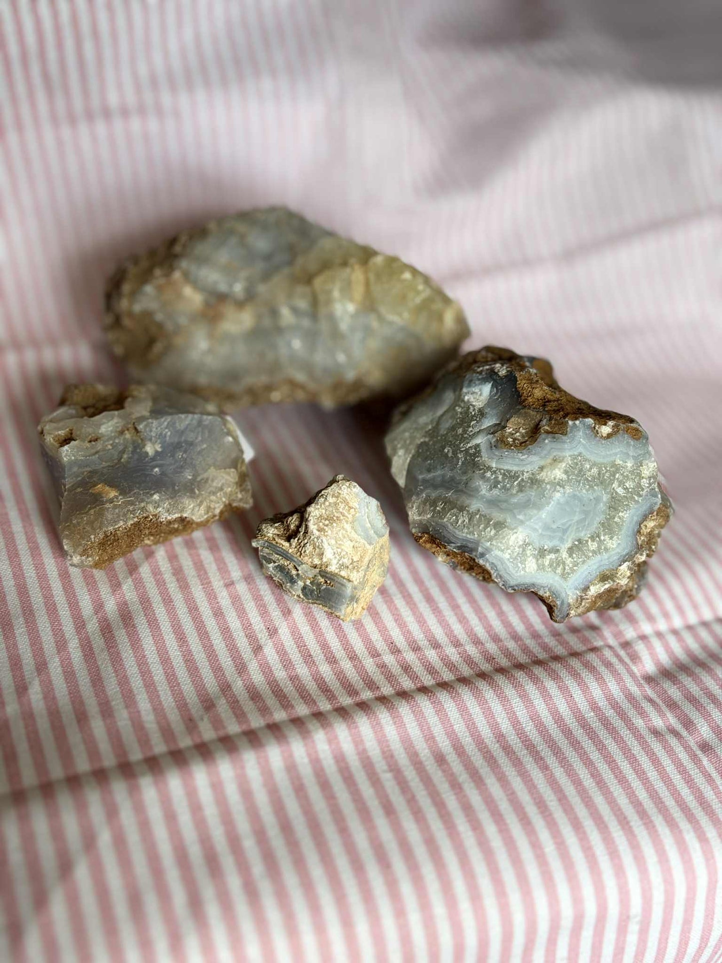 Raw Blue Lace Agate