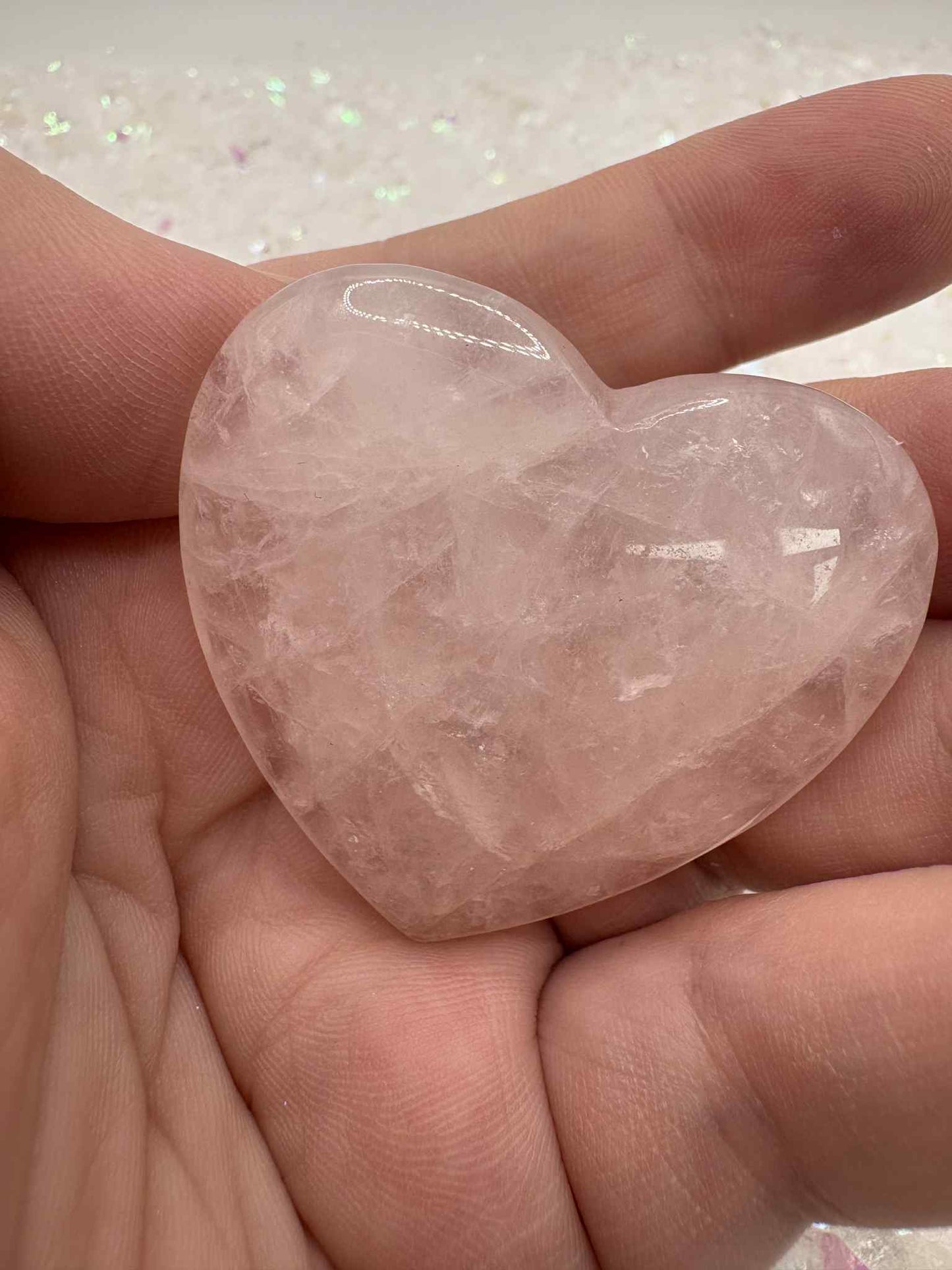 Rose Quartz Heart