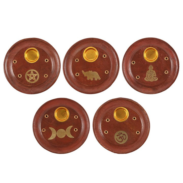 Mango Wood Small Incense Stick & Cone Holder