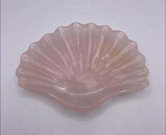 Rose Quartz Shell Tray