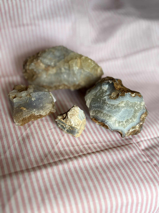 Raw Blue Lace Agate