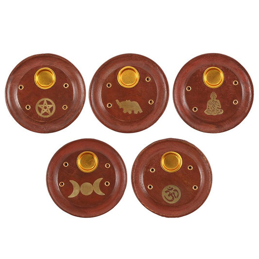 Mango Wood Small Incense Stick & Cone Holder